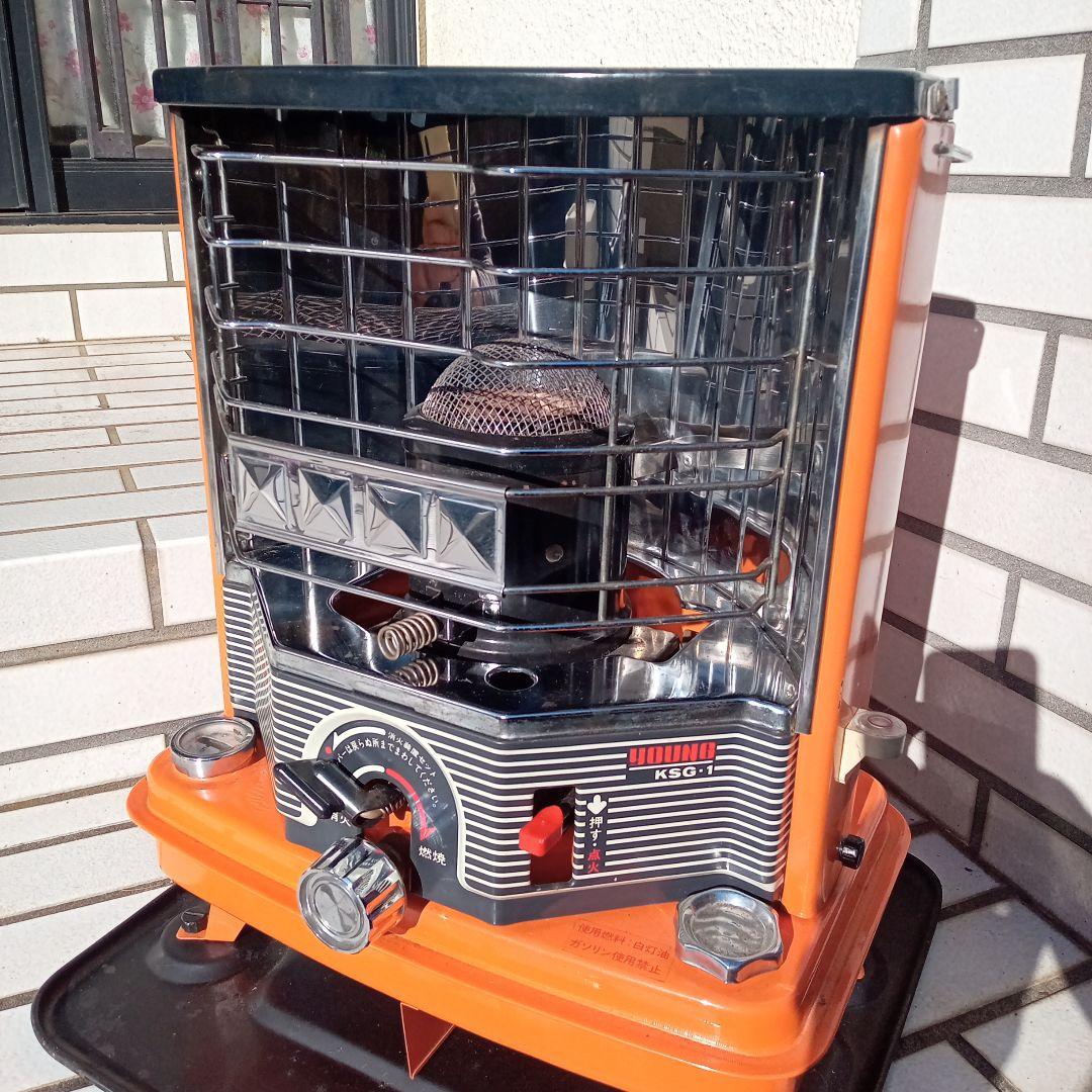 フジカ石油ストーブ(14）ＫＳＧ―１ ヤング　昭和レトロ電子点火OK！美品です