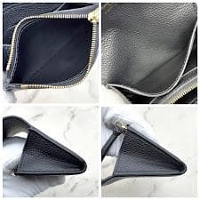 【超極美品・箱袋付き】ルイヴィトン　アンプラント　ポルトモネロザリ　ブラック