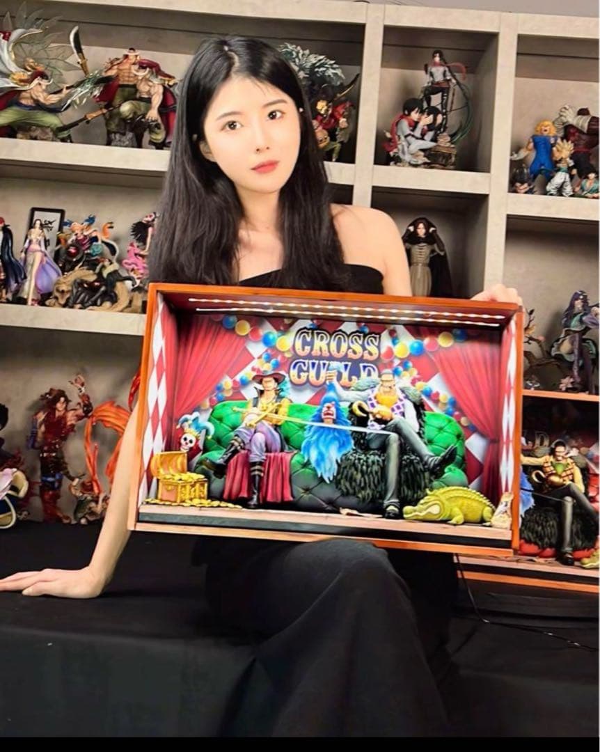 ワンピース 【クロスギルド 】ミホーク＆クロコダイル ガレージキット フィギュア