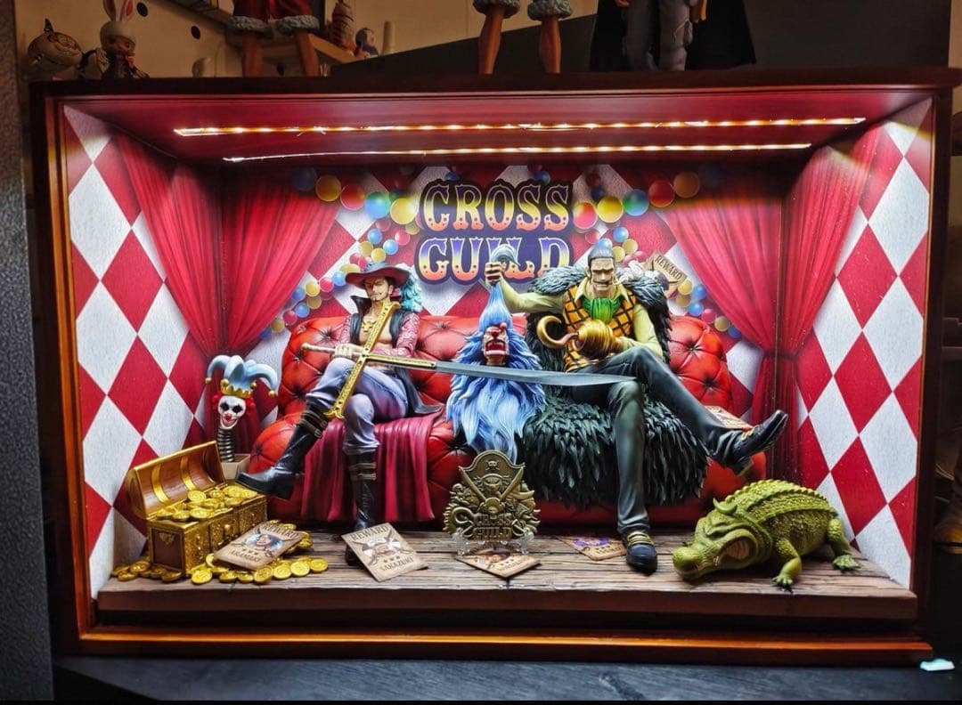 ワンピース 【クロスギルド 】ミホーク＆クロコダイル ガレージキット フィギュア