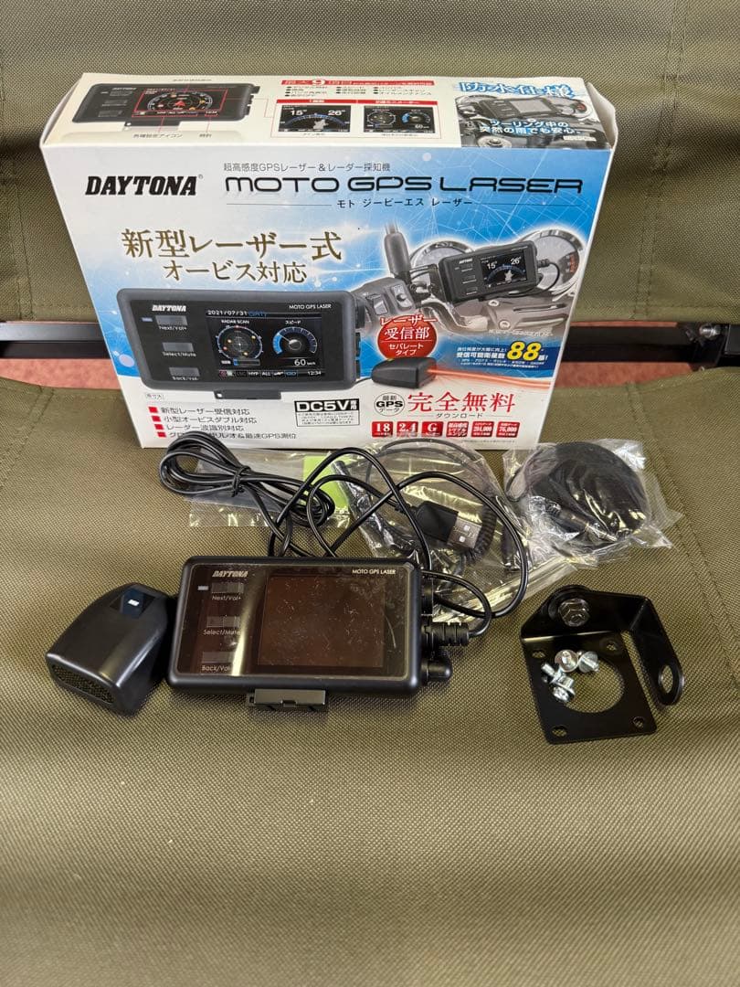 RIKI様DAYTONA MOTO GPS LASER オービス対応