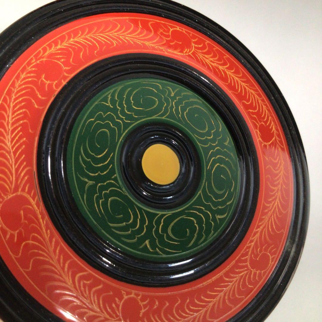 Ｒ８３４　棗　『道場宗廣作』『唐物写』『独楽棗』　共箱　茶道具