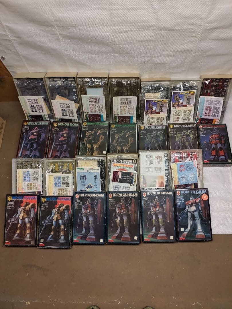 当時物バンザイマークリアルタイプ ガンダム プラモデル セット