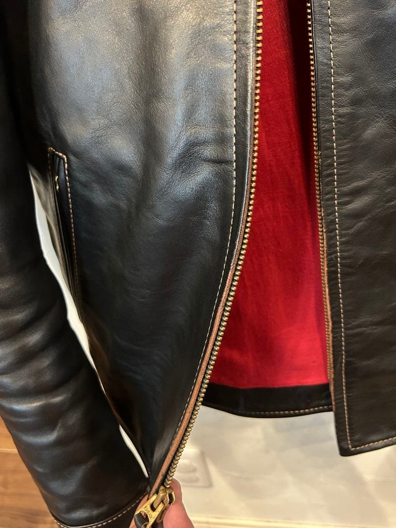 フラットヘッドヘッド　革ジャン