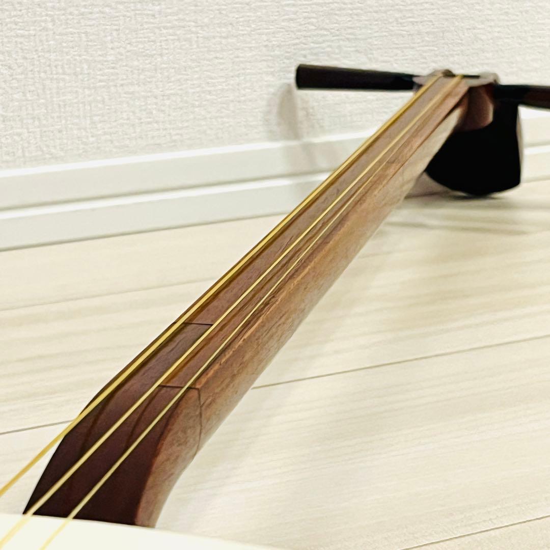 三味線 細棹 柏屋 ケース付き 全長約87cm