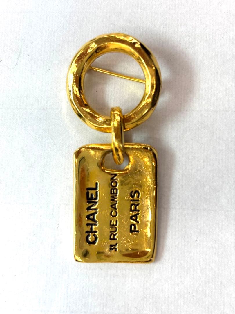 再値下げ！美品☆ビンテージシャネル☆CAMBONタグ ブローチ☆ゴールド