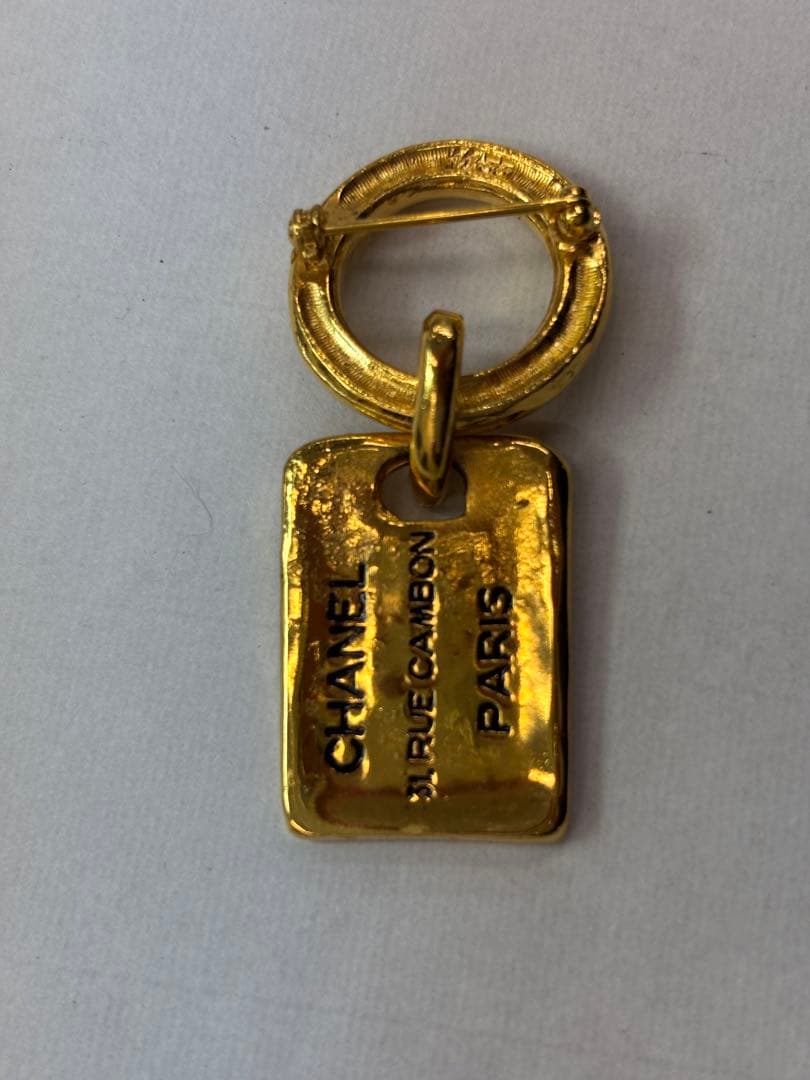 再値下げ！美品☆ビンテージシャネル☆CAMBONタグ ブローチ☆ゴールド