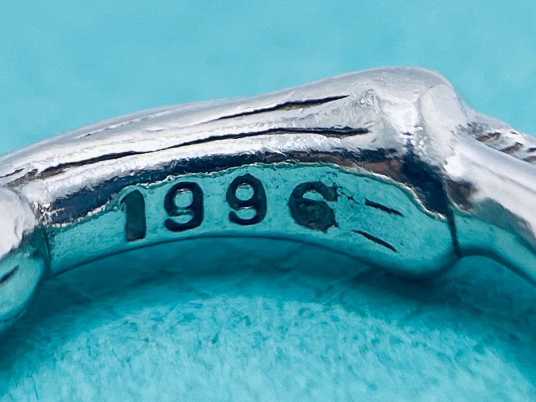 c870 希少　美品　オールド　ティファニー　バンブー　リング　925 約4号