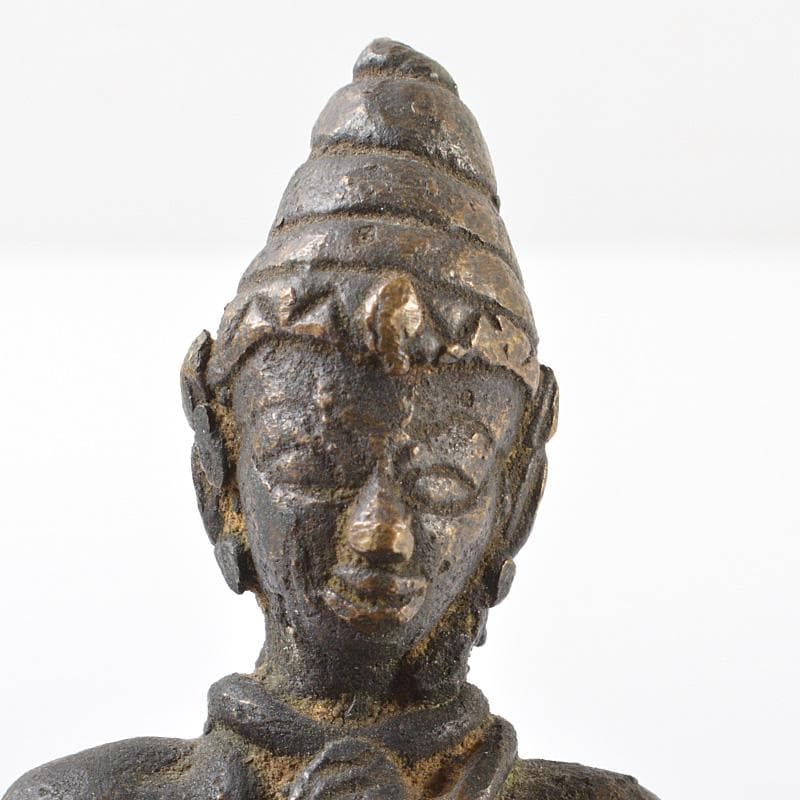 中国　古銅　チベット仏　仏像　置物　重さ約332g　V　R6264