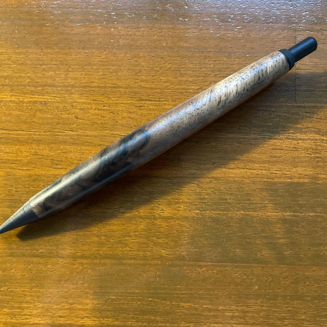 極上黒柿　黒檀　ペンシル　2本セット　検索用　野原工芸　ボナン