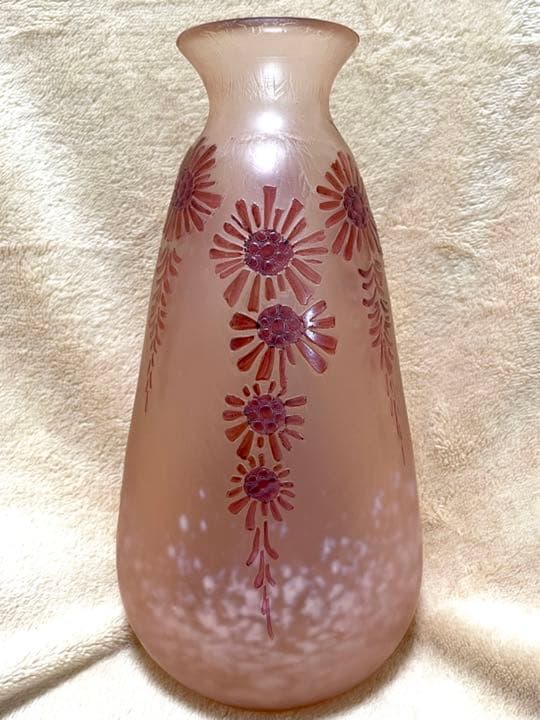 ルグラ Legras 花瓶 アンティークグラス