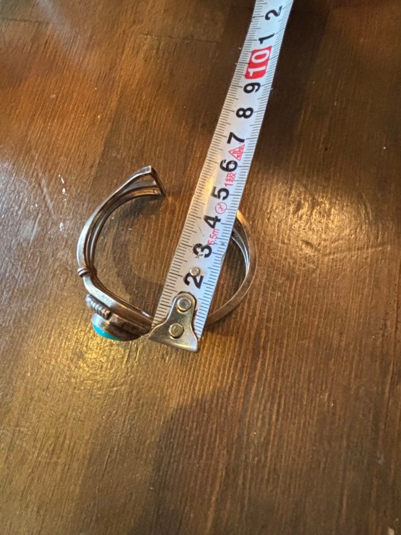 25年前購入 ヴィンテージ ターコイズ バングル Sterling刻印