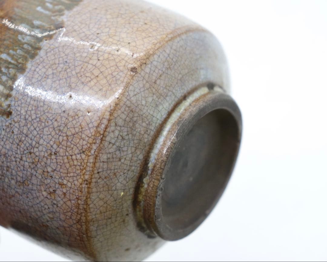 時代　高取　筒茶碗　唐津　茶道具　送料込み250928