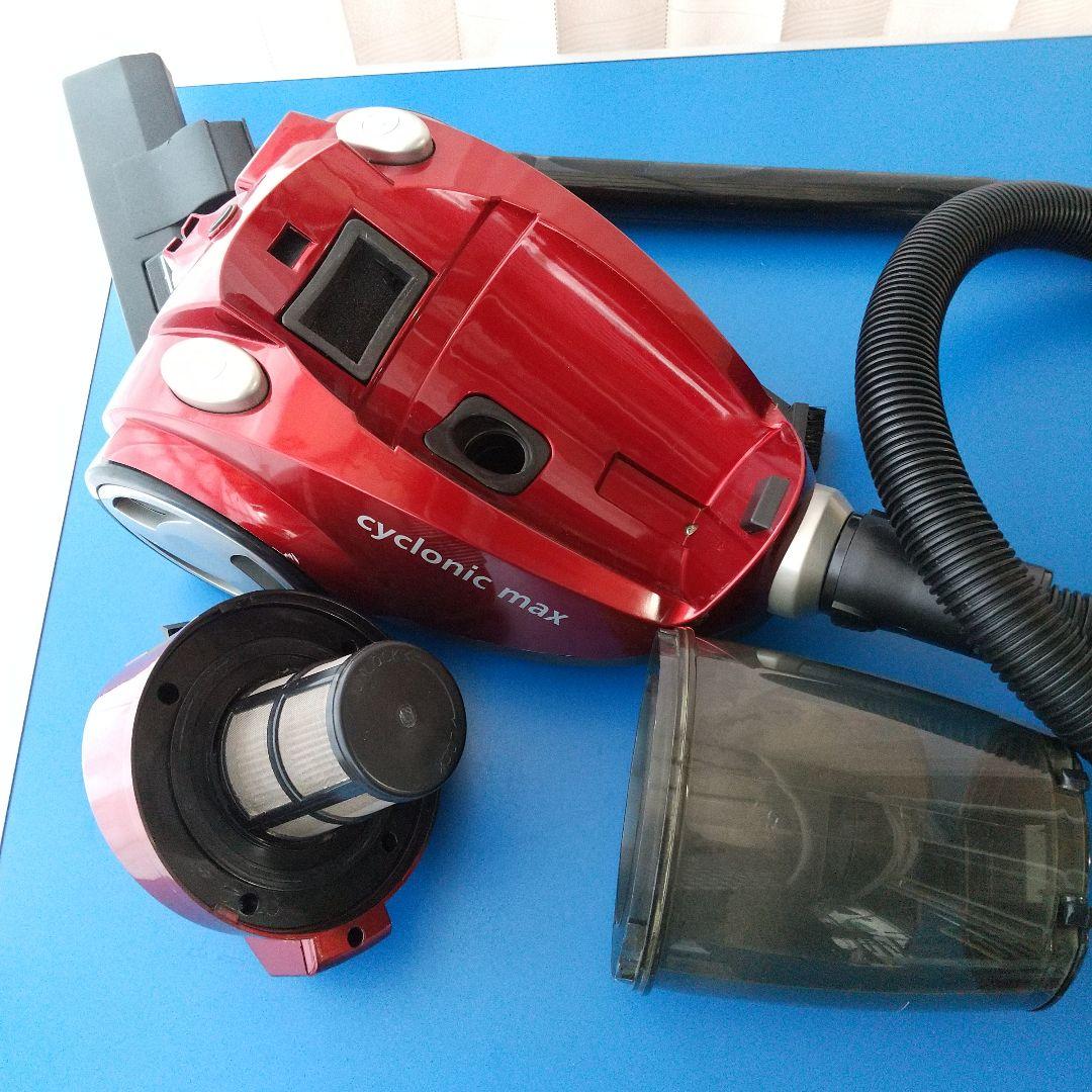 cyclonic max サイクロン掃除機 レッド