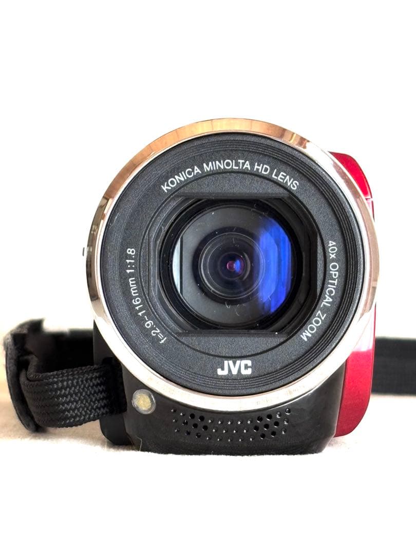 【超美品】JVC Everio GZ-E325-R ビデオカメラ　付属品完備