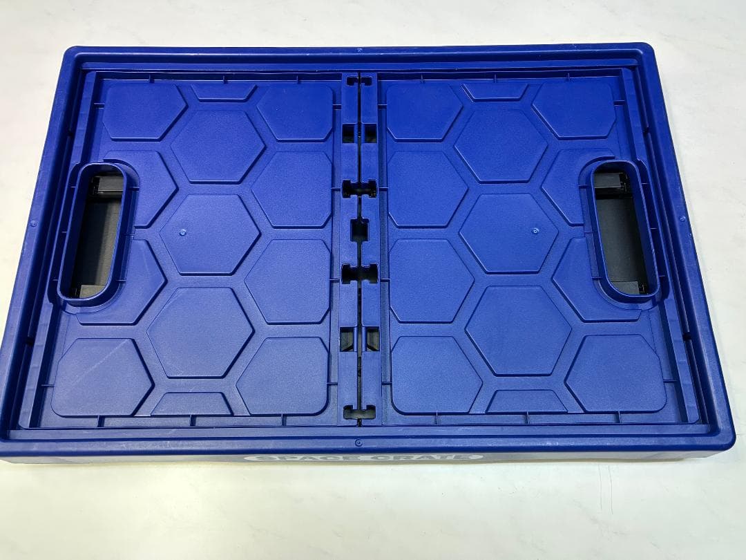 送料無料 コストコ 折りたたみコンテナ青色 46L 8個セット