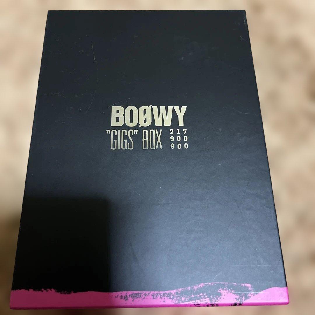 BOØWY GIGS BOX DVD 限定盤, ライブ盤, ボックスコレクション