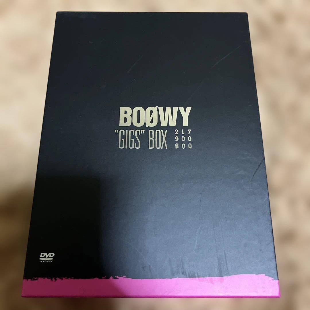 BOØWY GIGS BOX DVD 限定盤, ライブ盤, ボックスコレクション