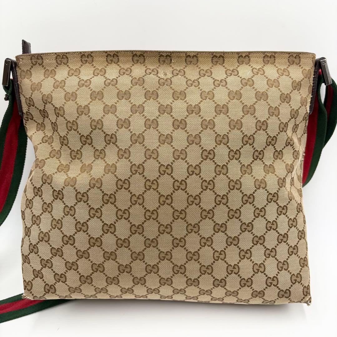 グッチ　GUCCI シェリーライン　GG キャンバス　ショルダーバッグ ロゴ