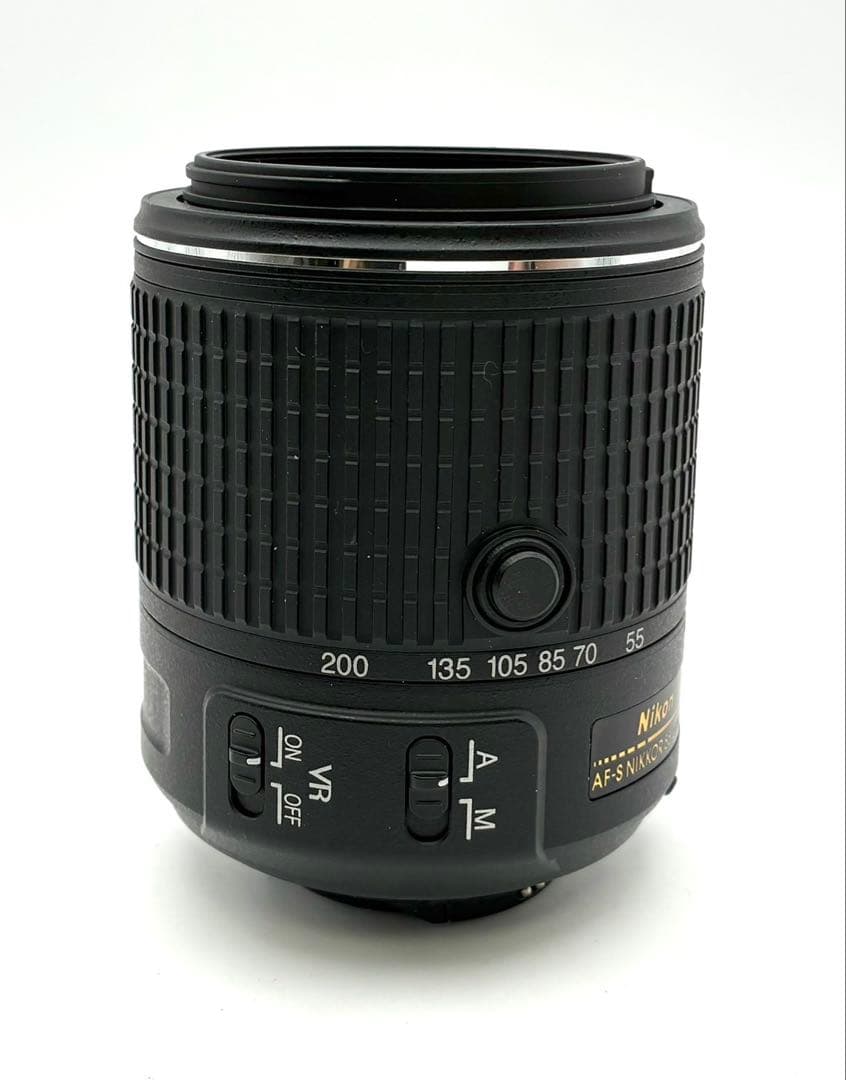 【美品】Nikon 55-200mm f4-5.6G II ED VR望遠レンズ