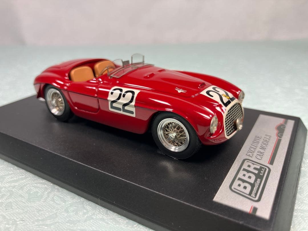 BBR フェラーリ166MM 1949年　ル・マン優勝　No.22 レッド