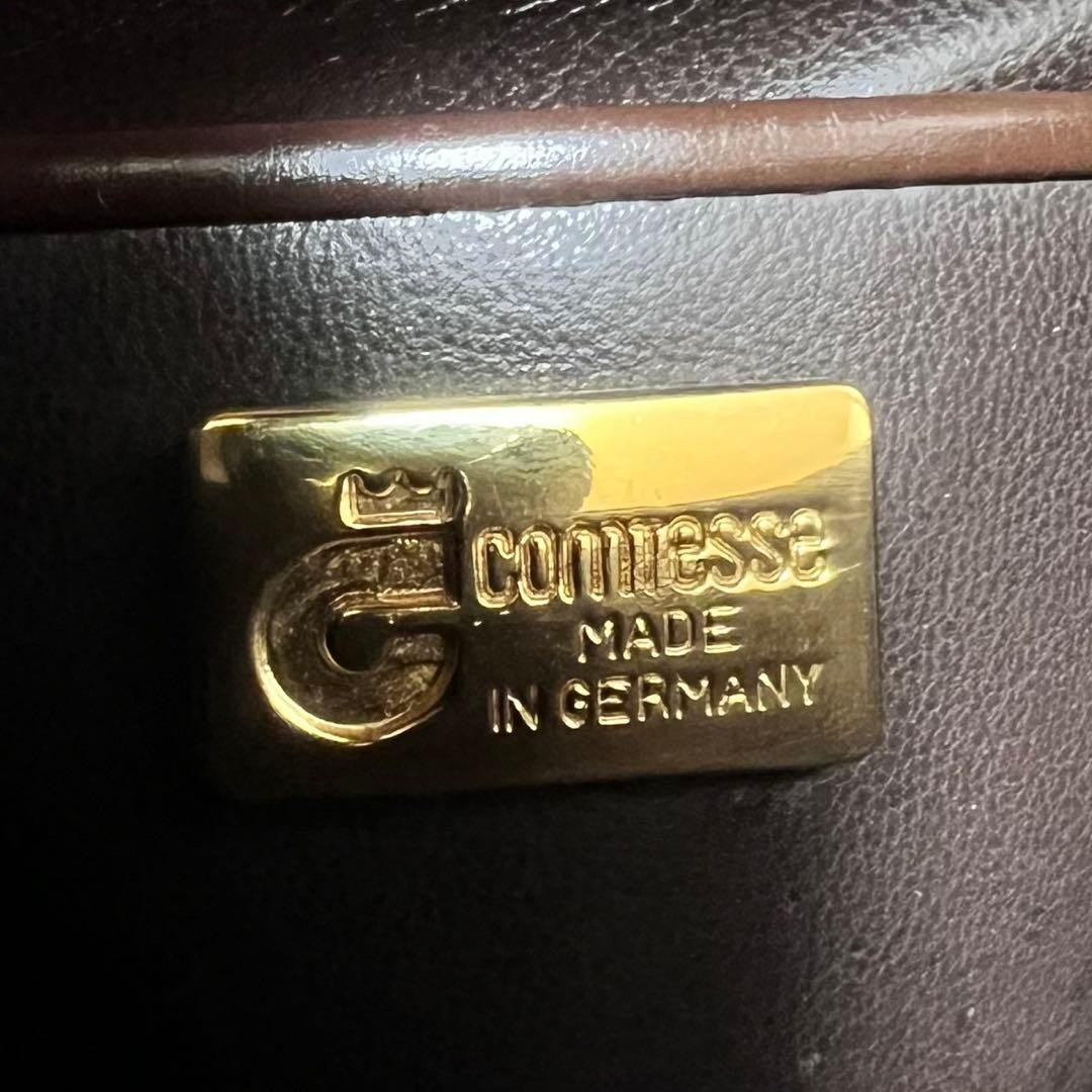 【美品】COMTESSE Germany製 コンテス/ホースヘアー/ハンドバッグ