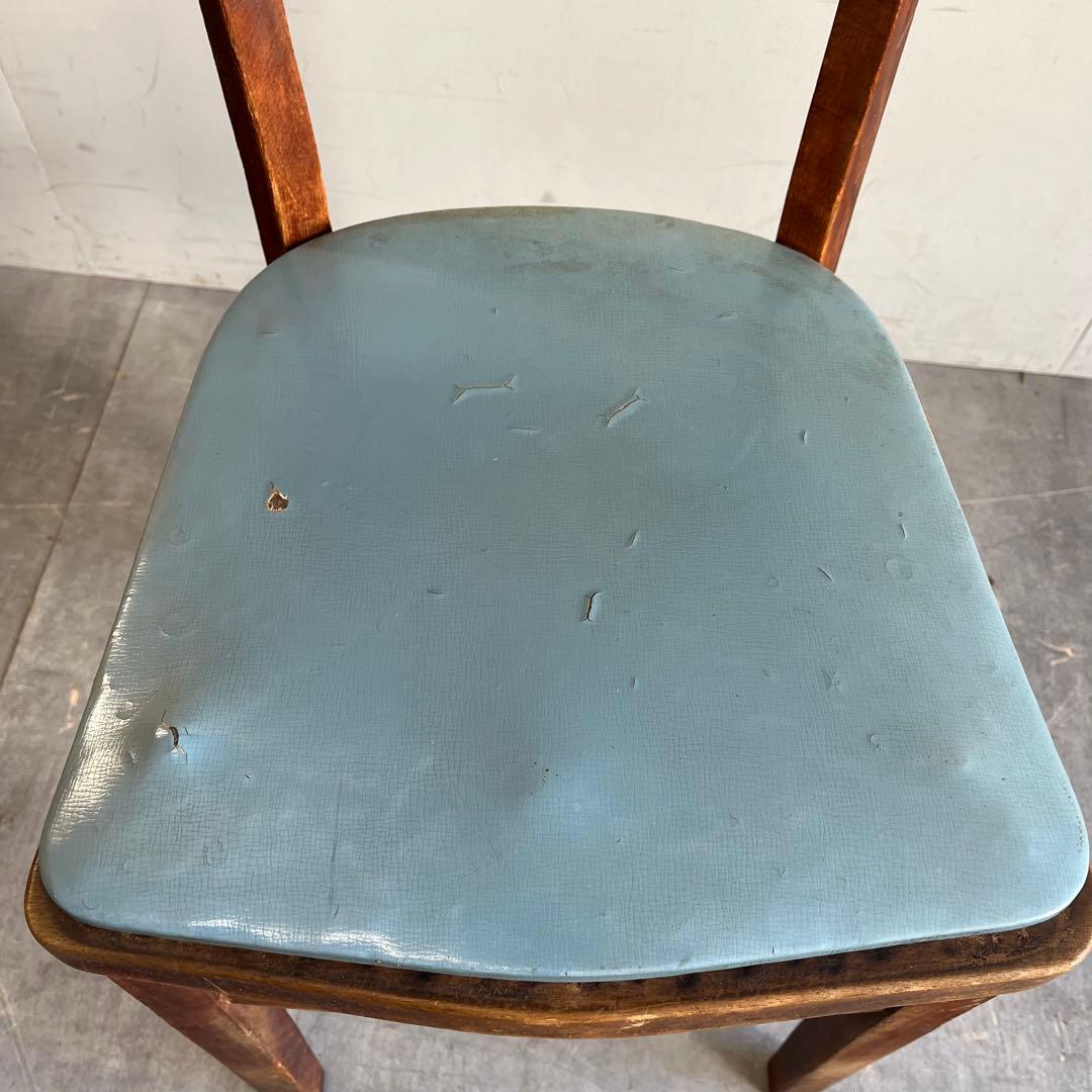 アンティーク 椅子 チェア スツール 置き台 飾り台 レトロ シャビー ①