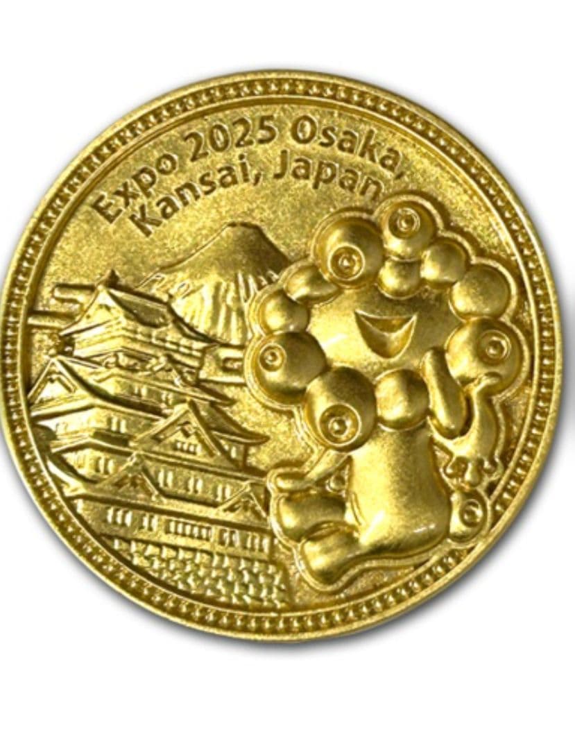 ミャクミャク金箔メダル【完売レア商品】