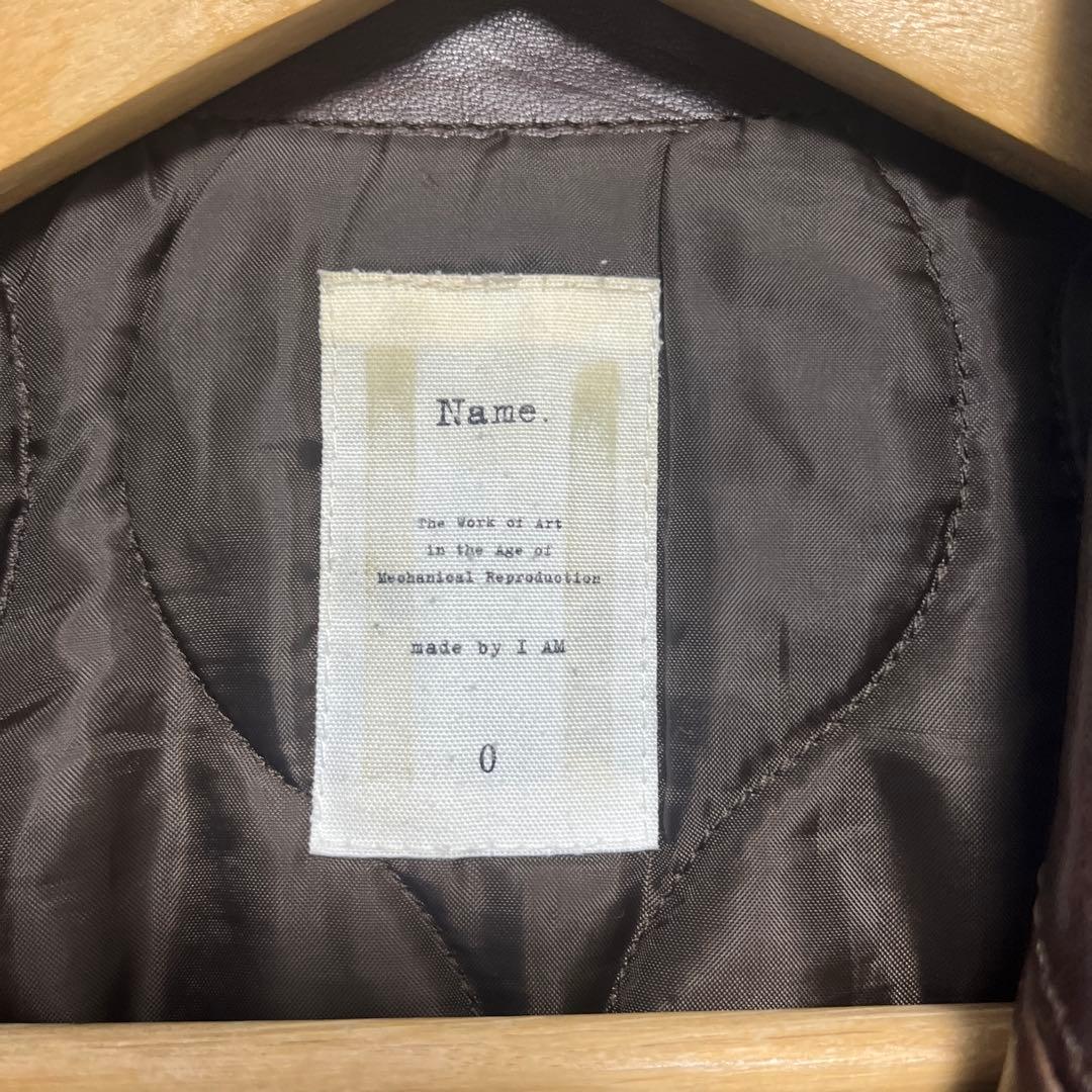 ジ*急様 Name. レザーライダースコードバンダークブラウン名作0トムフォード