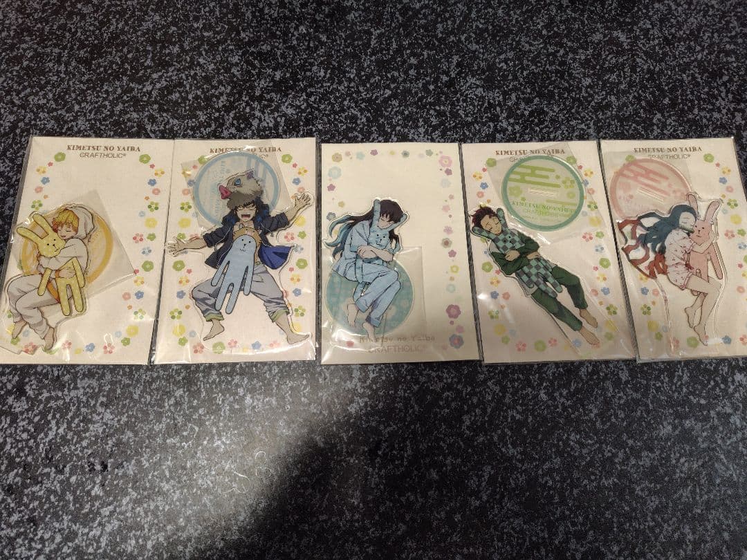 鬼滅の刃 クラフトホリックのアクリルスタンド5個セット