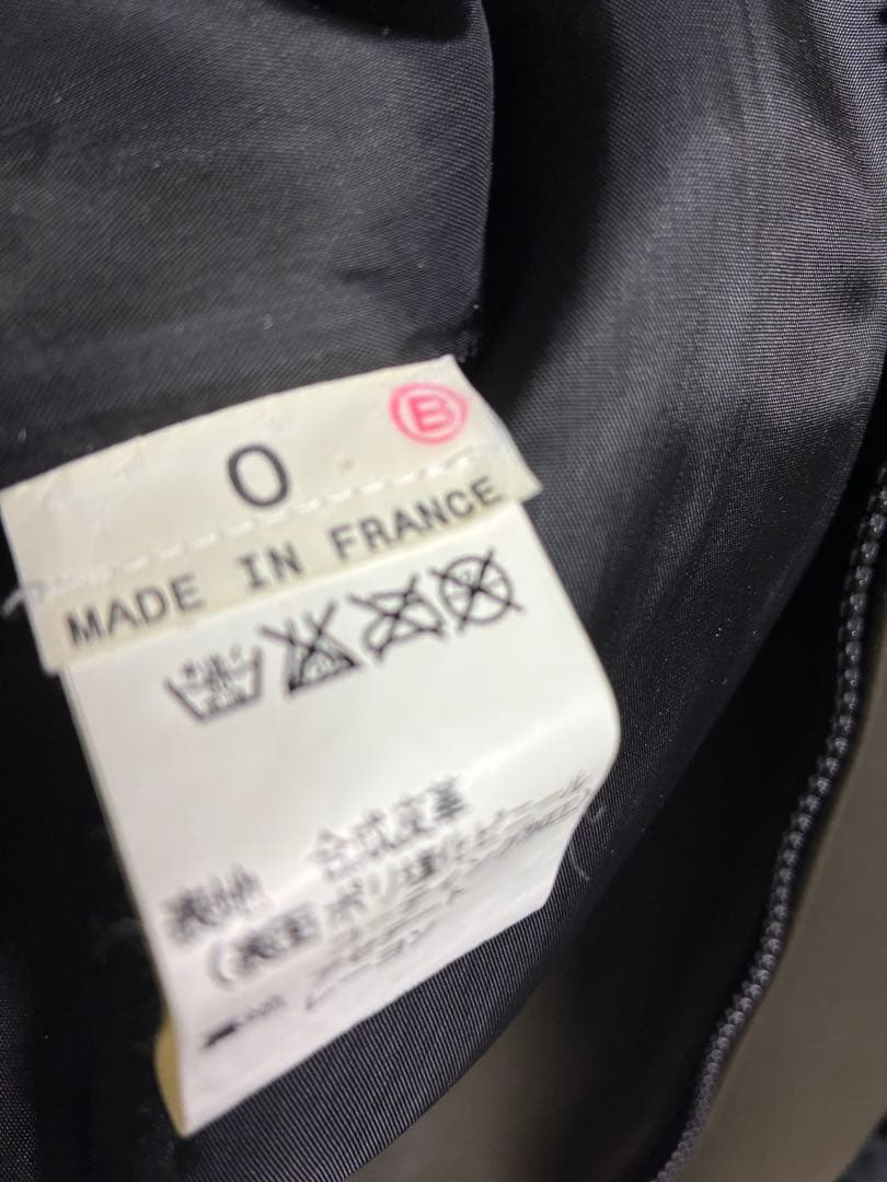 agnes b アニエスベー レザージャケット 90s フランス製 ライダース