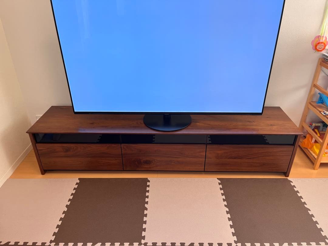 レンジⅡ　テレビボード ウォールナット　200cm 送料込み