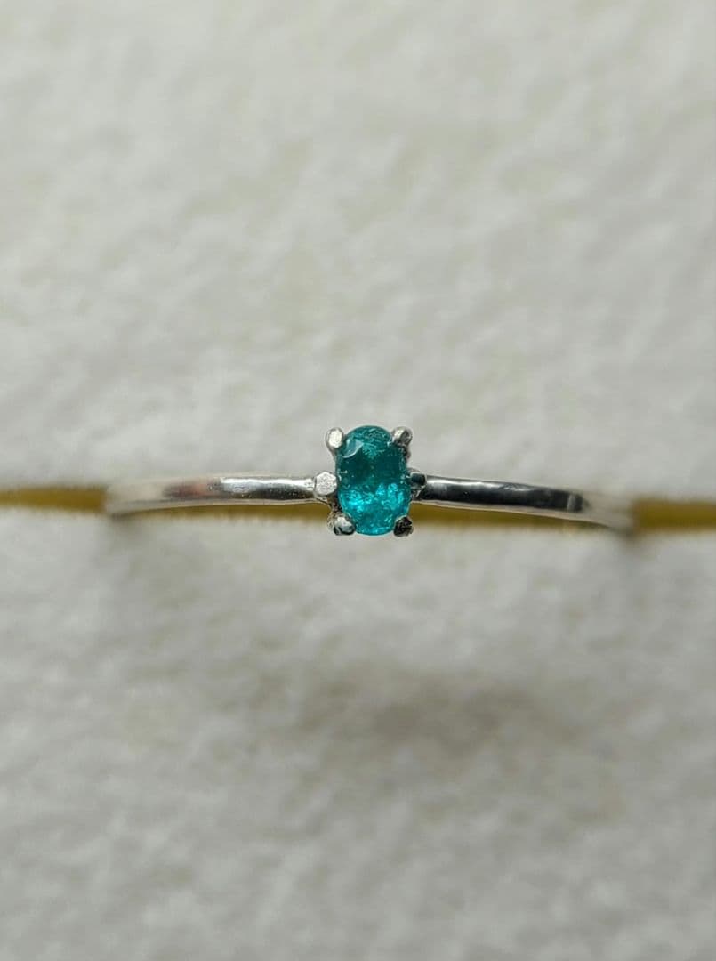 ユイ銅結晶入り★ブラジルバターリャパライバトルマリン★リングオーダー