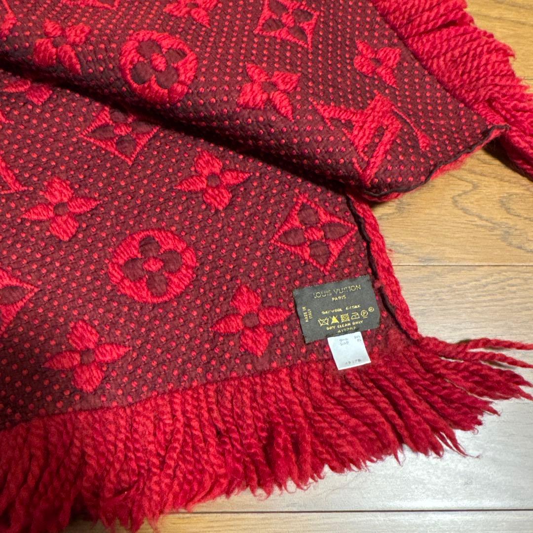 ぁ*)様 ルイヴィトン　マフラー　赤