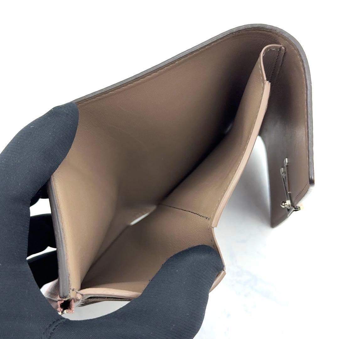 【最高級美品】ルイヴィトン カプシーヌ コンパクト 三つ折り財布 マグノリア