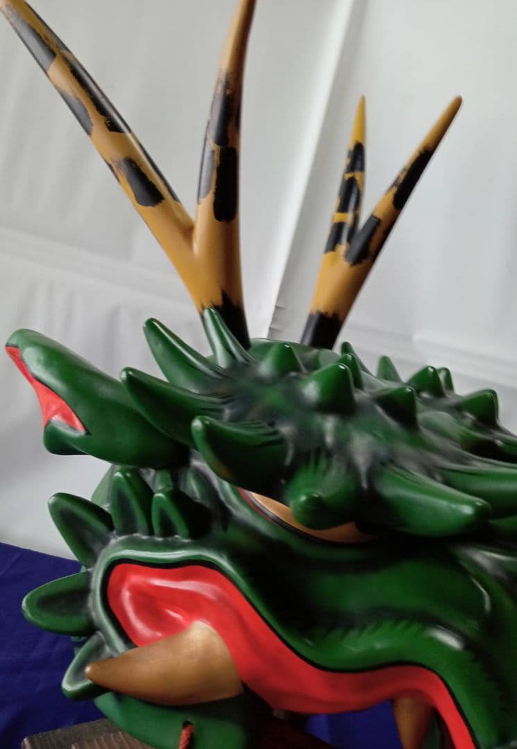 八岐大蛇　神楽面　石見神楽　広島神楽　芸北（北広島）　伝統工芸　蛇頭　干支　龍