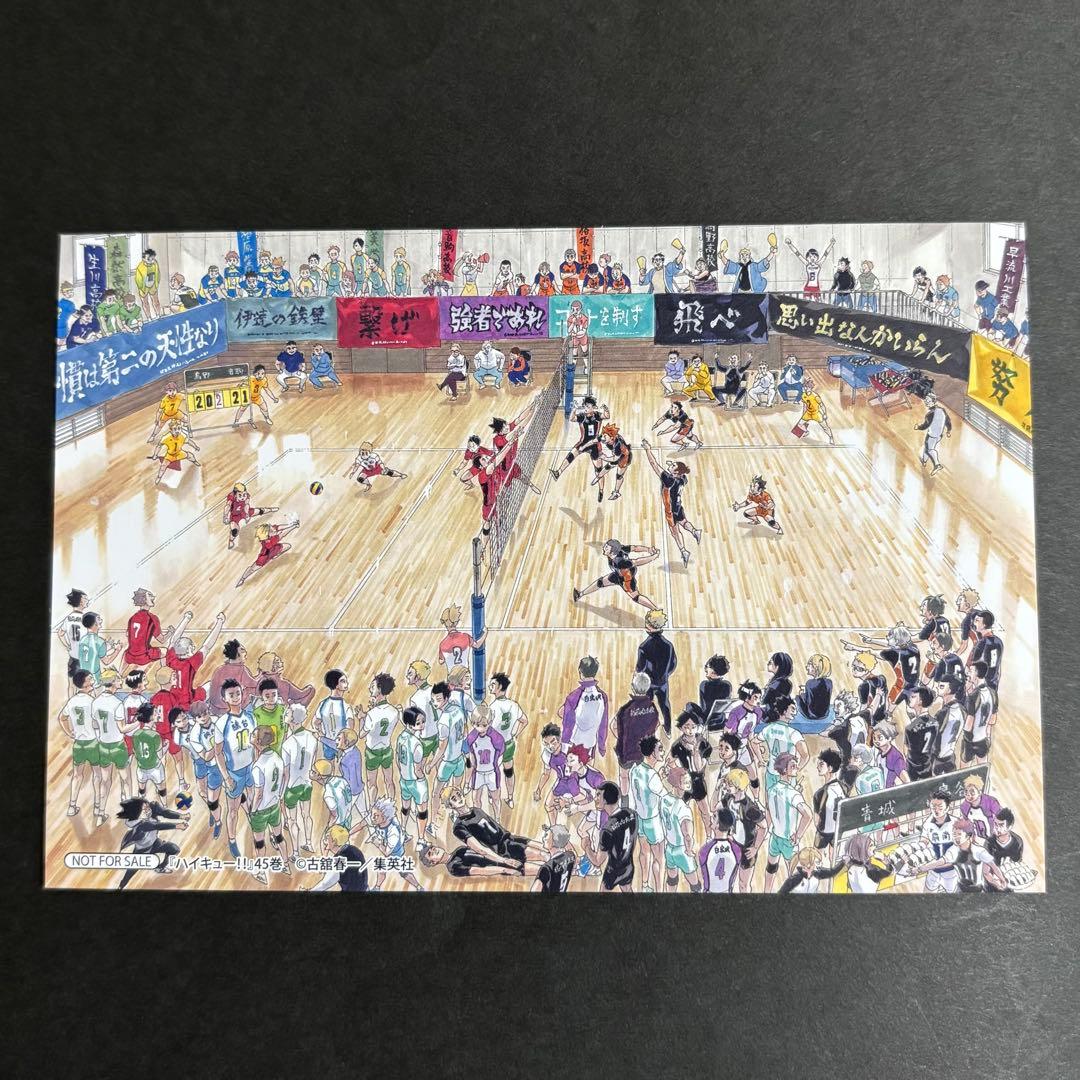 ハイキュー!!　1巻〜45巻　全巻セット　特典付き　帯付き