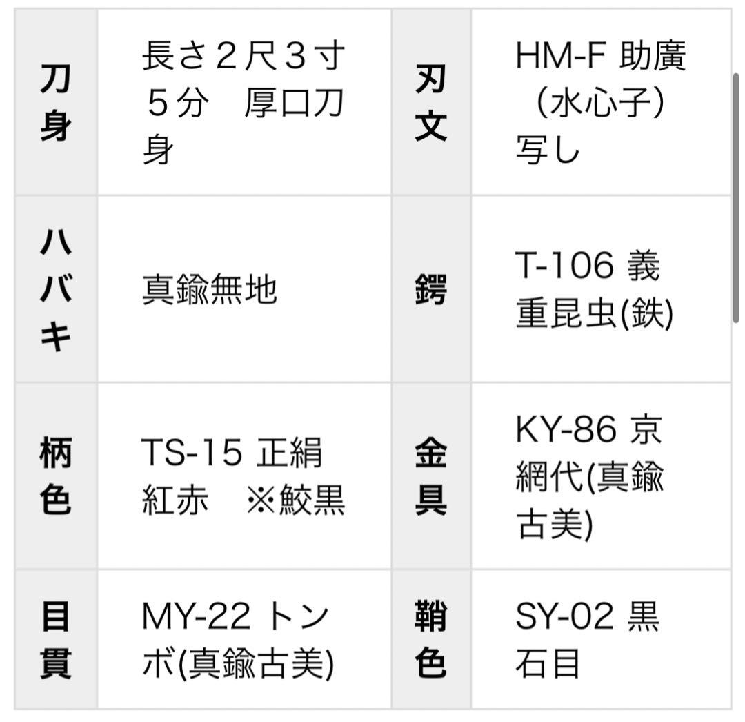 水心子正秀 模造刀