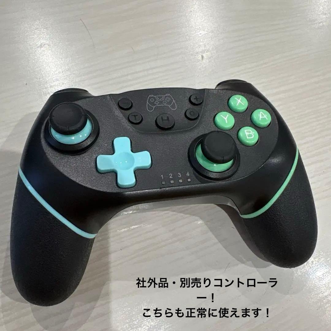 任天堂 Switch 本体・社外品コントローラー・あつ森 ソフトのセット