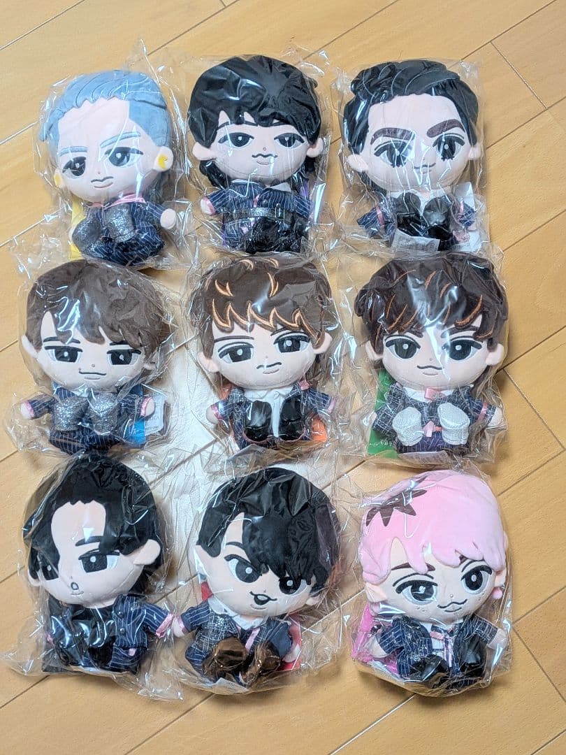 すのチル ぶら下がらないシリーズ BIG ぬいぐるみ ９体　 Man