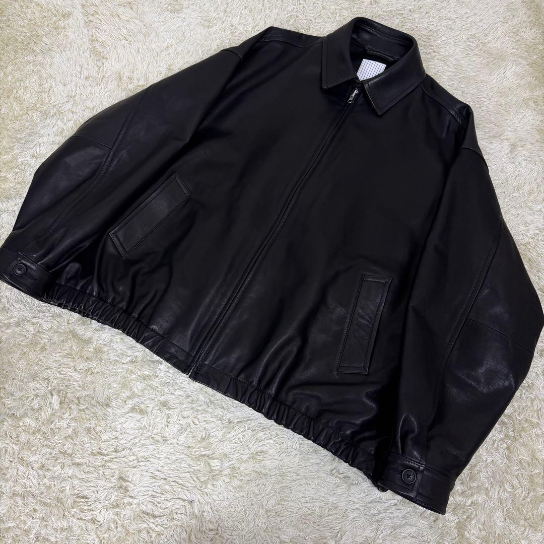 S.F.C LEATHER BIG JACKETブラックLサイズ