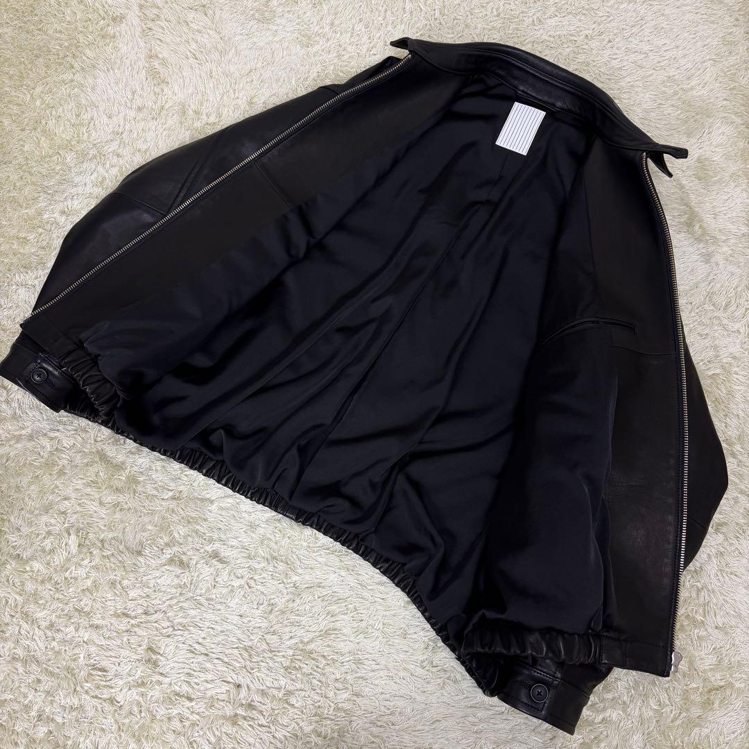 S.F.C LEATHER BIG JACKETブラックLサイズ
