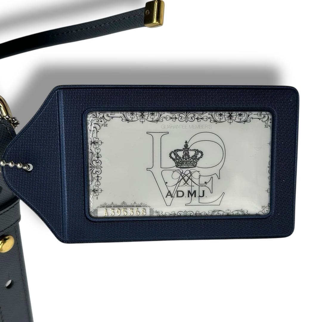 【美品】ADMJ 巾着　ハンドバック　迷彩　カモフラ　ショルダー　人気　タグ付