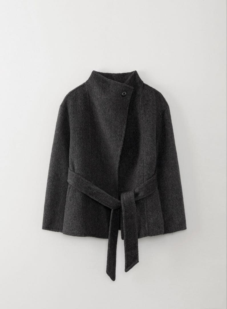 ジャケット・アウター OHOTORO Ecru Half Coat charcoal