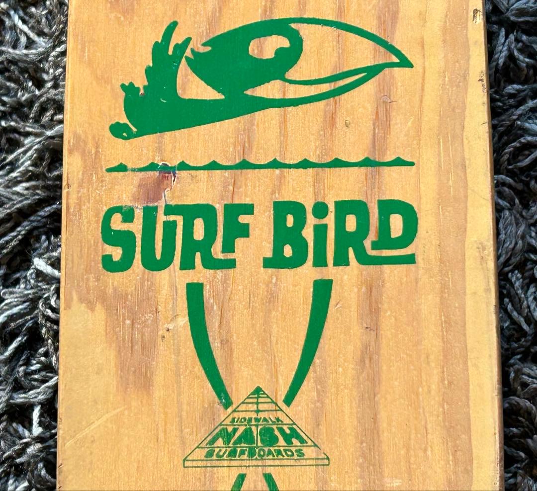 NASH ナッシュ スケートボード SURF BIRD グリーン ビンテージ