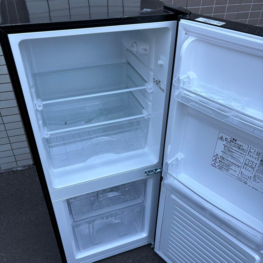 【東京23区設置無料‼️】ニトリ　冷蔵庫　2021年製　黒