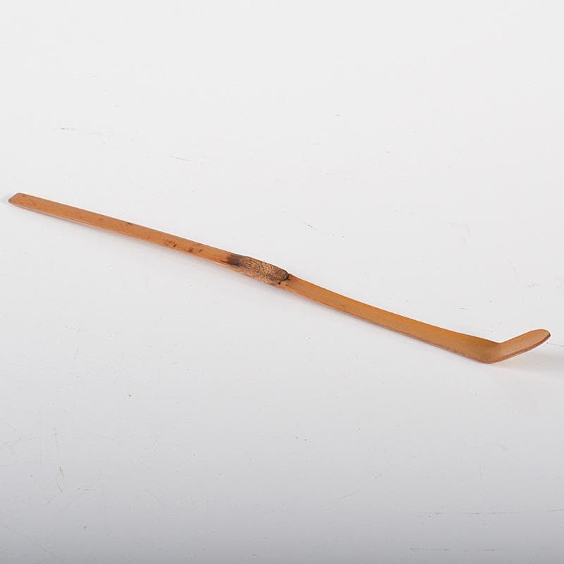 茶道具　宗春作　茶杓　銘「寿」　紫野　山口萬拙書付　共筒共箱　C　R6485