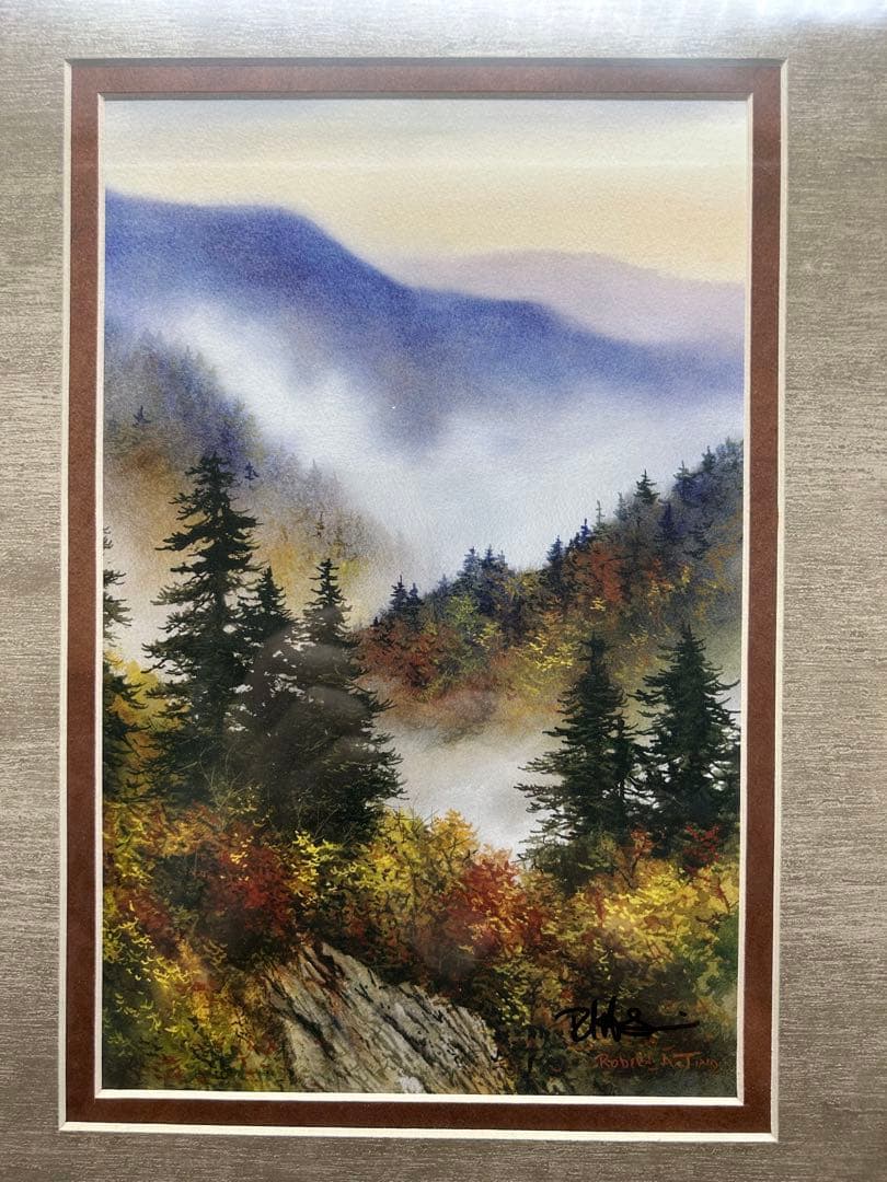 絵画　【Mountain Mosaic】　ロバート・A・ティノ