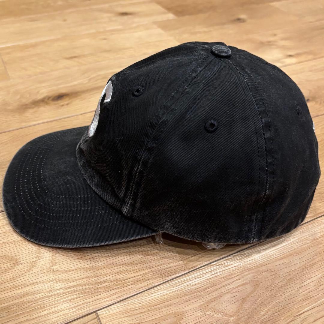 【新作】Supreme 2-Tone S Logo 6-Panel 黒 Sロゴ