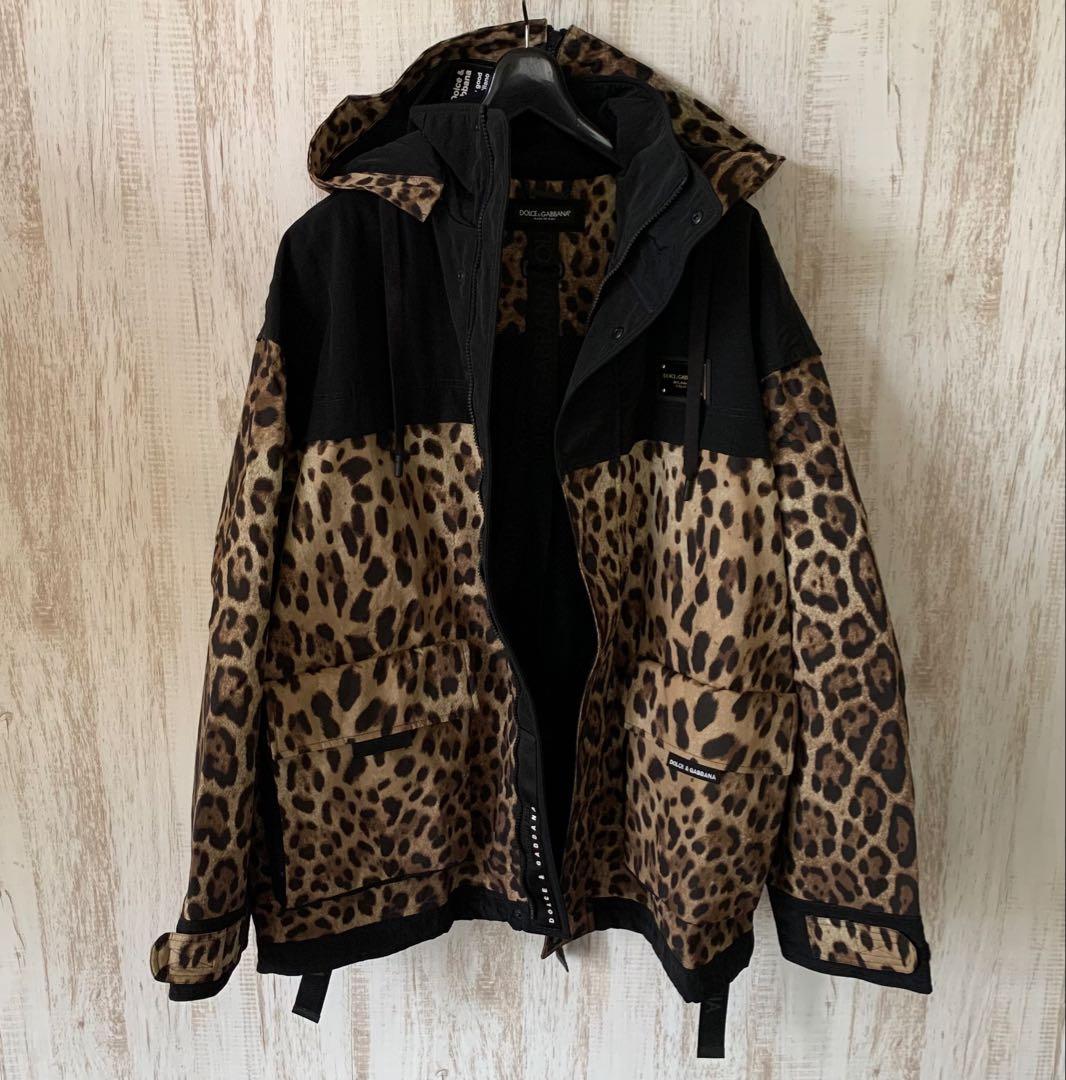 ドルチェ&ガッバーナ レオパード ブルゾン ボンバー ジャケット
